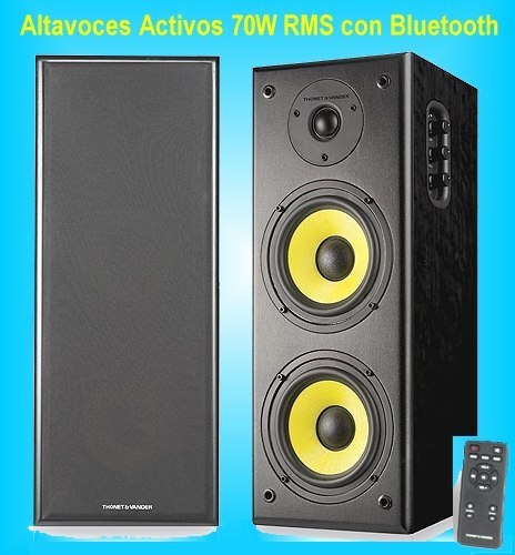 2 x Altavoces Bluetooth Gran Potencia 70W RMS Inalambrico HIFI 2 x Altavoces Bluetooth Gran Potencia 70W RMS Inalambrico HIFI